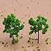 WINOMO 25pcs Model Trees Mini Scenery Landscape Architecture Train Railroad Trees