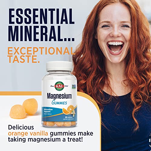 KAL Magnesium Citrate Gummy Healthy Relaxation, Muscle, Bone