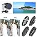 Neewer 52mm Black Metal Glass Circular Polarizing CPL Lens Filter Set with Filter Adapters and Protecting Cap for GoPro Hero3+/4