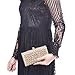 Womens Evening Clutch Bag Wedding Purse Bridal Prom Handbag Party Bag Elegance Rhinestone Gold