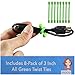 EliteTechGear Twist Ties For Organizing Your Gear 8-Pack 3 Inch (Green)