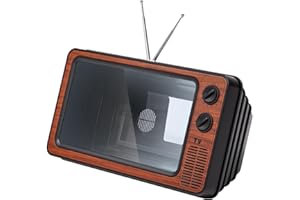 12" Retro TV Amplifier Phone Screen Magnifier, 3D HD Mobile Phone Screen Magnifying Enlarger for Movies Videos Games, Fit for