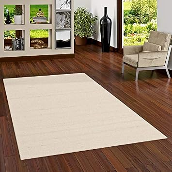 Aruna Tapis Naturel Berbère Laine Blanc Gris Moucheté 6 Tailles Disponibles