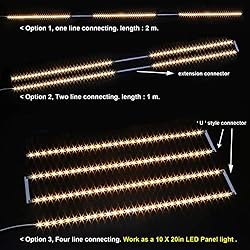 WOBANE Under Cabinet Lighting Kit,Flexible LED