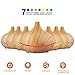 Aroma Diffuser - 550 ML Essential Oil Defusers Electric Ultrasonic Aromatherapy Cool Mist Humidifier Air Purifier 7 Color LED light 4 time-setting Wood Grain Whisper-Quiet