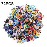 Pokemon Mini Action Figures 72 Pcs Set Pokemon Monster Toys Set by Fozo