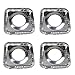 Aluminum Foil Gas Stove Burner Liners, 50 Pack Stove Burner Covers Disposable Square Stove Bib Liners Gas Rangetop Protectors Cooktop Replacement Keep Stove Clean Square 8.5