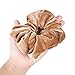 Ondder 5 Pack Large Hair Scrunchies for Hair Ponytail Holder Bobbles Elastic Colorful Scrunchy Hair Bands Ties Hair Scrunchies for Women, Solid Color Cintas Para el Pelo de Mujer