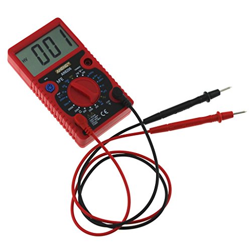Dressffe AN8206 Digital Multimeter Large Displays Amps Output Voltage Ohm Probe Tester