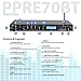 Pyle Pro Rack Mount Studio Pre-Amplifier – Audio Receiver System w/Digital LCD Display Bluetooth FM Radio Recording Mode Remote Control USB Flash or SD Card Reader Input and Output Jack – PPRE70BTthumb 2