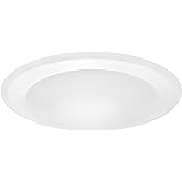Maxxima 7.5 in. LED Flush Mount Ceiling Light Fixture, 1200 Lumens, 5 CCT 2700K/3000K/3500K/4000K/5000K, Round Disk Light, Di