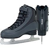 Riedell Soar Recreational Ice Skates for Men and Women | Plush Padded Lining, PVC Soles, Smooth Stainless Steel Blades, 3M Thinsulate Insulation, Light Support