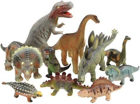 toysmith soft dinosaur set
