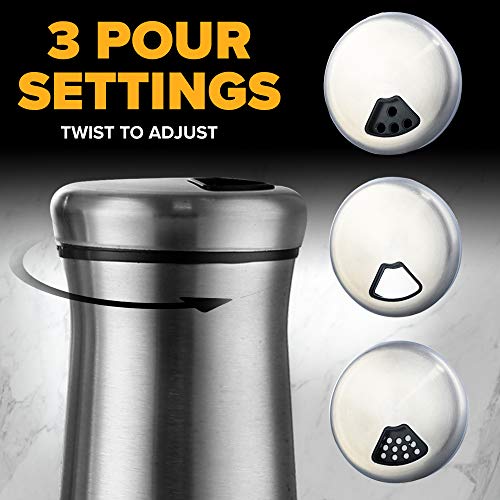 The Original Salt and Pepper Shakers set Spice Dispenser with