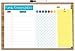 Family Planner Responsibility Chore Chart Dry Erase Poster Board | Weekly Calendar | For Wall & Refrigerator | Bright Fun Colors | FREE Marker Pen & Eraser (LARGE 17 inch x 11 inch) by Crafty Charts