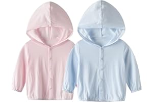 Vivobiniya Baby Lightweight Sunscreen Hoodie Toddler Summer Sun Protection Outwear Breathable Coat Jacket 3m-5Y