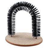 Suicazon Cat Arch Self-Groomer and Massager with A Bag of Catnip