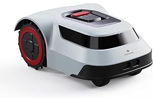 MOWMR Robotic Lawn Mower for Precise Boundary Wire Break Detection, Automatic Lawnmower with Smart Navigation,and APP-Controlled Systematic Mowing, Covering up to 0.25 Acres with 45% Slope Support
