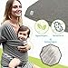 Baby Wrap Carrier - by Bellissimo Babies – for premmies to Toddlers - Baby Sling in Classic Grey.