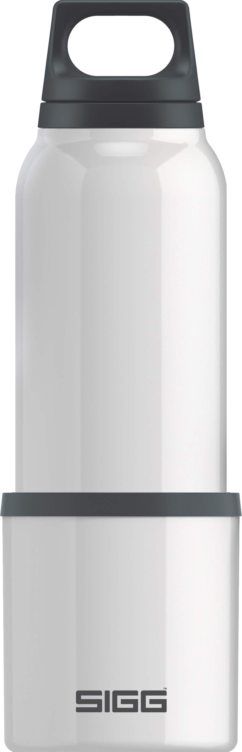 SIGG Hot & Cold White Thermo Water Bottle (0.5 L), Pollutant-Free and Insulated Thermos Flask, Thermal Stainless Steel Water Bottle