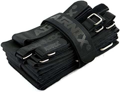 AIRNIX 14pc Nylon Webbing Strap Assortment HOOK &amp; LOOP CINCH STRAPS