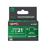 Arrow 276 JT21 3/8-Inch / 10mm Staples, 1000