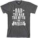 Threadrock Men's Dad The Man The Myth The Legend T-shirt