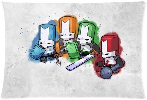 XuLuo Bedroom Decor Custom Castle Crashers Pillowcase 20x30 Two Sides Zippered Rectangle Pillowcases Throw Pillow Covers