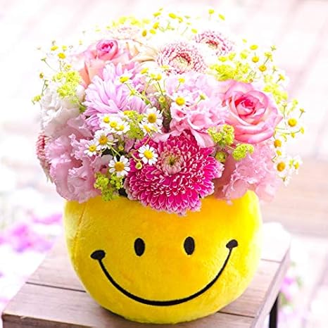 Amazon ギフト 生花 指定日配達 ふわふわスマイルアレンジメント Mサイズ フラワーアレンジメント 誕生日 結婚記念日 お祝い 開店祝い 還暦 母の日 父の日 プレゼント お見舞い Primeお急ぎ便 クール便 Mサイズ 可愛い感じ 花束 オンライン通販