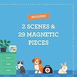 Petit Collage Shine Bright At The Vet Magnetic Game for Kids, Ages 3+ view 8