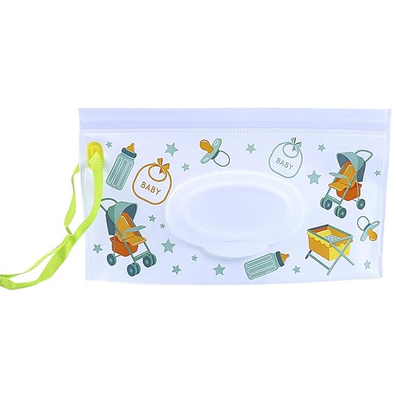 ACHICOO Portable Infant Wet Wipes Bag with Cover the Latest Stylish
