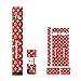 JUUL Skin Wrap Decal Sticker Vinyl for JUUL | 3 Pack | Supreme LV Red Brown and White