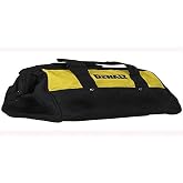 DEWALT 33CM" Mini Heavy Duty Contractor Tool Bag | Heavy Duty Fabric | Reinforced Handles | Multi-Pocket Storage | Portable Carrying | Jobsite Organization
