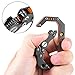 WINGOO Stainless Steel Key Chain Quickdraw Carabiner Anti-lost Key Chain Climbing Carabiner Backpack Buckle(Orange)