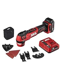SKIL PWRCore 12 multiherramienta oscilante sin escobillas de 12 V, incluye batería de litio de 2 Ah y cargador PWRJump OS592702