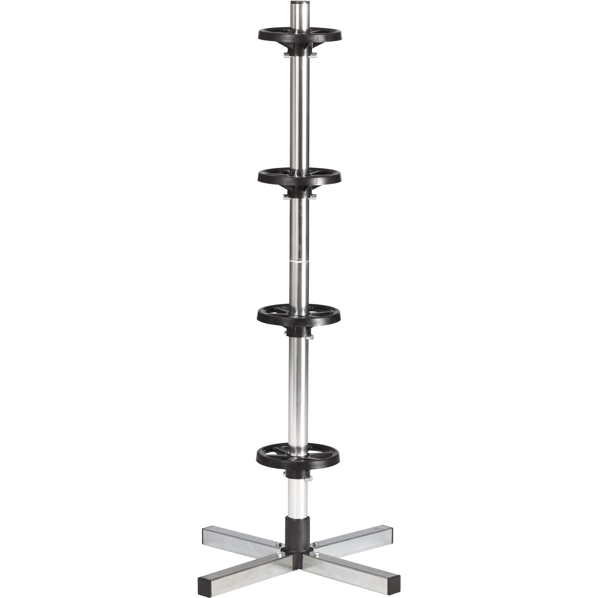 Cartrend 7730056 Wheel rim stand with protective tire cover, for tire distance of up to 225 mm