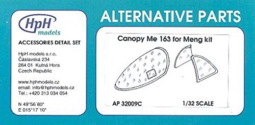 HPH Model 1:32 Me 163 Canopy - Model Accessory #AP32009C