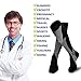 Compression SocksCompression Socks for Men & Women,20-30 mmhg for Flight, Maternity, Athletics, Travel, Nurses - Medical Care Grade, Boost Stamina, Circulation & Recovery, Black