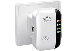 ZISHU 2024 WiFi Extender WiFi Range Extender, Wireless Internet Repeater, WiFi Extenders Signal Booster for Home Up to 5000 sq.ft and 45 Devices,1-Key Setup, Access Point, Alexa Compatible