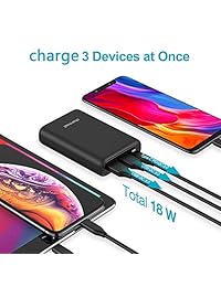 Charmast   Batería externa más pequeña y ligera (10000 baterías, ultracompacta, alta velocidad QC 3.0 y PD 3.0 10400 mAh, compatible con iPhone, Samsung Galaxy Plus)