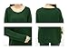 ARJOSA Women's Fall Sweaters Pullover Oversized Crew Neck Long Sleeve Knit Sweater Tunic Tops (Large, Green)