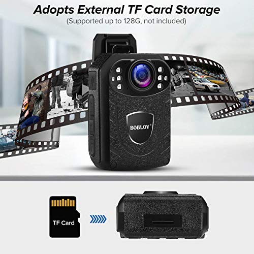 KJ21Pro Body Camera with Remote Control,Body Camera with External Lens