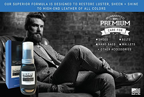 Premium Liquid Shoe Polish Clear No Color Shine Gloss Restore Luxury Leather