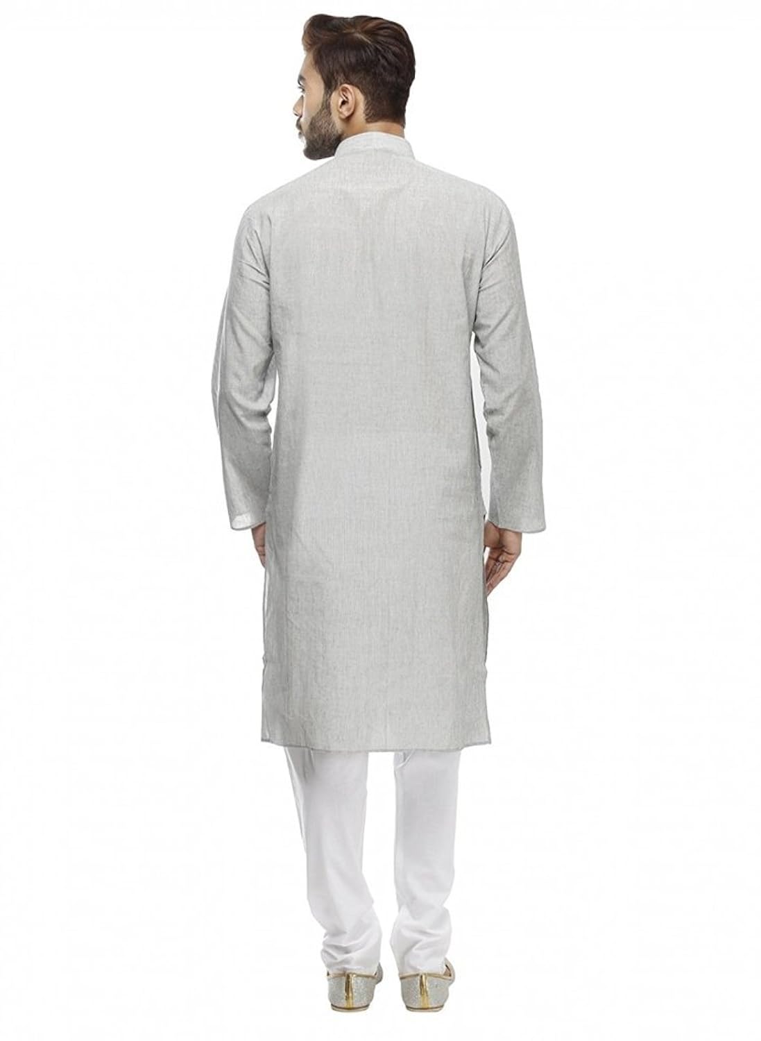 royal kurta mens grey linen kurta pyjama set