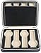 Mantello 8 Slot Leather Portable Travel Watch Case Storage Organizer, Black