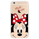 iPhone 7 / iPhone 7 Plus, New Cute Ultra Slim Case Cover,Despicable Me Minions, Zootopia, Cute 3D Cartoon TPU Silicone Protection Skin Case Cover for iPhone (iPhone 7, Disney - Minnie)