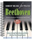Ludwig Van Beethoven: Sheet Music for Piano: From Easy to Intermediate, Over 25 Masterpieces by