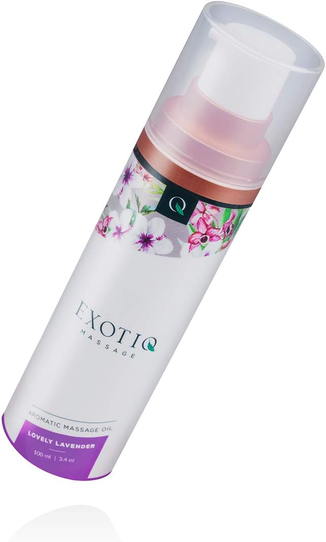 Exotiq Aromatic Massage Oil - Lovely Lavender, 100ml, White, 100 ml (Pack of 1) - Image 3