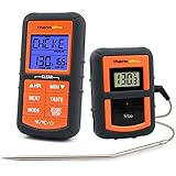 ThermoPro TP-07 Wireless Remote Digital Cooking Food Meat Thermometer for Grilling Oven Kitchen Smoker BBQ Grill Thermometer with Probe, 300 Feet Range