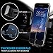 Cell Phone Holder for Car, BlueFit Car Phone Mount Air Vent, One Touch and Auto-Clamping for iPhone X 8/8s 7 Plus 6s Plus 6 SE Samsung Galaxy S8 Edge S7 S6 Note 8 5 and More Smartphone- Black
